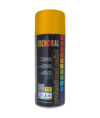 TECNORAL - Bombe de peinture aérosol - Jaune Signal