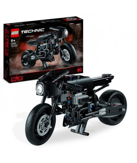 LEGO Technic 42155 Le Batcycle de Batman, Construction de Maquette, Jouet de Moto, Collection