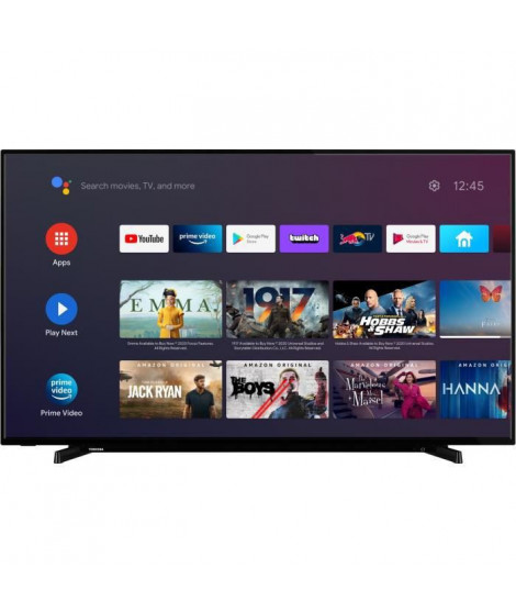 TOSHIBA 55UA2263DG - TV LED 55'' (139cm) - UHD 4K - Dolby Vision - Android TV - 3 X HDMI