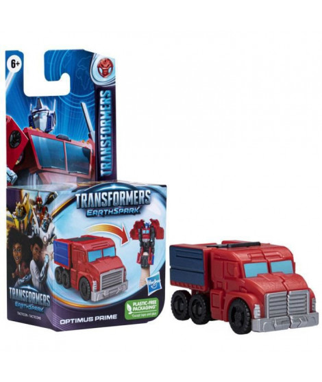 Transformers EarthSpark, figurine Tacticon Optimus Prime de 6 cm, jouet robot pour enfants, a partir de 6 ans