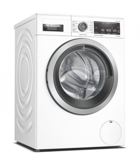 Lave-linge hublot BOSCH WAX32M01FF SER8 - 10 kg - L59,8cm - Induction -1600 trs/min - Classe B - Blanc