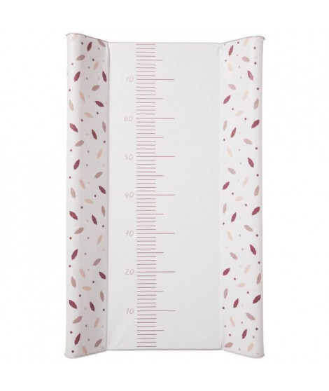 Plan a langer BABYCALIN PLUMES - Des la naissance - PVC - 50 x 70 cm - Rose