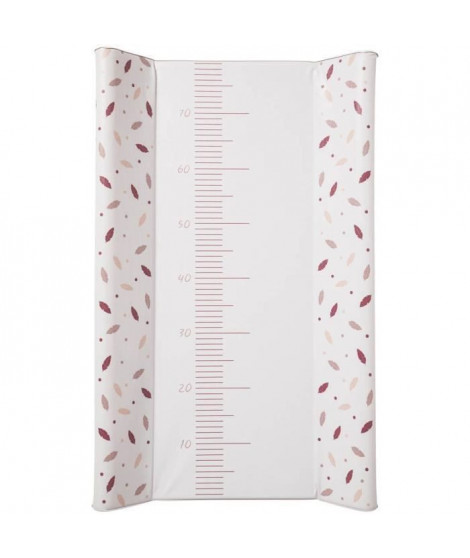 Plan a langer BABYCALIN PLUMES - Des la naissance - PVC - 50 x 70 cm - Rose