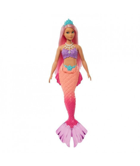 Barbie - Barbie Sirene Corail - Poupée - 3 Ans Et +