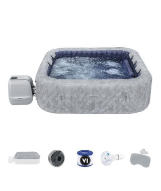 BESTWAY Spa gonflable carré Lay-Z-Spa San Francisco Hydrojet Pro 5 a 7 personnes