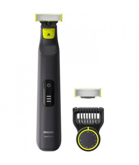 Rasoir/Tondeuse PHILIPS QP6530/16 OneBlade PRO pour visage et corps Wet & Dry - 12 hauteurs de coupe - 1 sabot et 1 lame