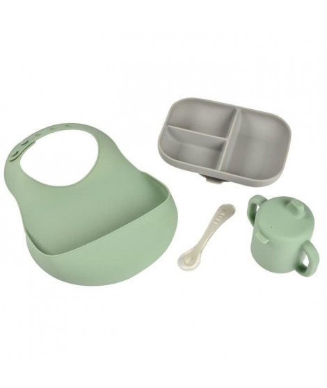 BEABA, Coffret les essentiels repas, silicone