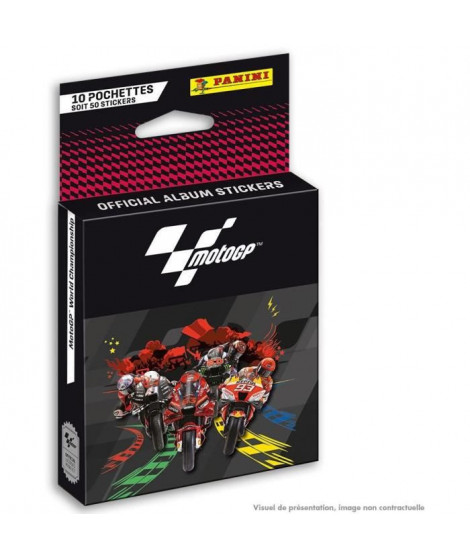 MOTO GP STICKERS - BLISTER 10 POCHETTES