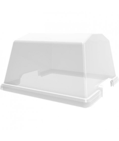 Serre plastique EDA URBAN - Pour Espace Potager Vegétable - L37,6 x P37,6 x H 21,6 cm