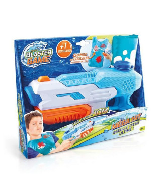 Super Blaster Game -  Compact Kit 1 pistolet a eau et 1 dossard - Canal Toys