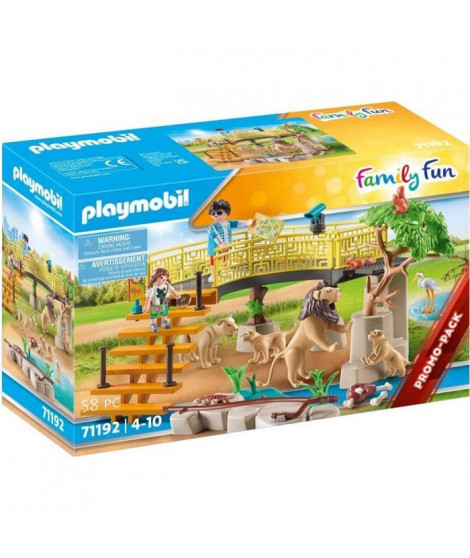 PLAYMOBIL - 71192 - Country Le parc animalier - Espace des lions