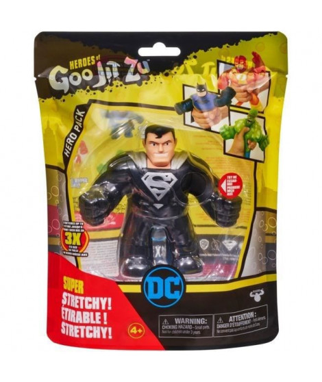 Figurine - Superman Armure noire 11cm - Goo Jit Zu DC Comics MOOSE TOYS