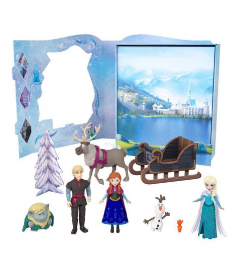 Princesse Disney - Reine Des Neiges - Coffret Histoire La Reine Des Neiges  - Mini Univers - 3 Ans Et +