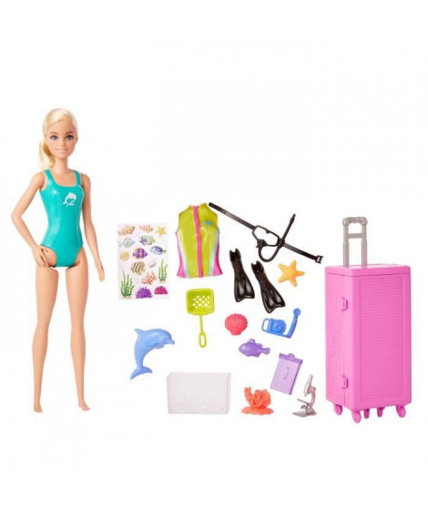 Barbie - Barbie Plongeuse  -  Poupée - 3 Ans Et +