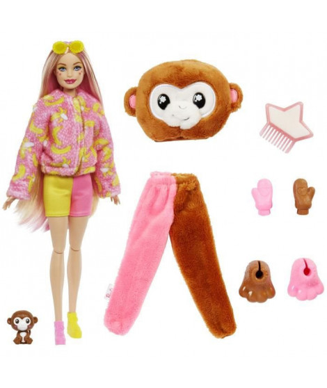 Barbie - Barbie Cutie Reveal Singe - Poupée - 3 Ans Et +