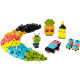 LEGO Classic 11027 L'Amusement Créatif Fluo, Jouet Briques, avec Voiture et Alien