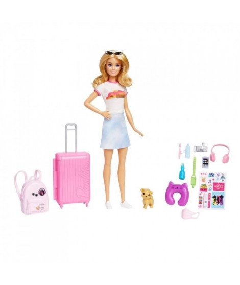 Barbie - Barbie Voyage  - Poupée - 3 Ans Et +