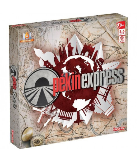Pékin Express - Jeu de société - Aventure entre Amis ou en Famille - Des 8 ans - 2 a 6 joueurs - Lansay