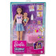 Barbie - Coffret Skipper Bebe Au Lit - Playset Poupée - 3 Ans Et +