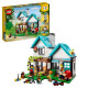 LEGO Creator 3-en-1 31139 La Maison Accueillante, Maquette avec 3 Maisons Différentes, et Figurines
