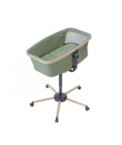 MAXI COSI Transat ALBA tout-en-un, berceau, évolutif, chaise haute (kit vendu séparément), Green, de la naissance a 3 ans