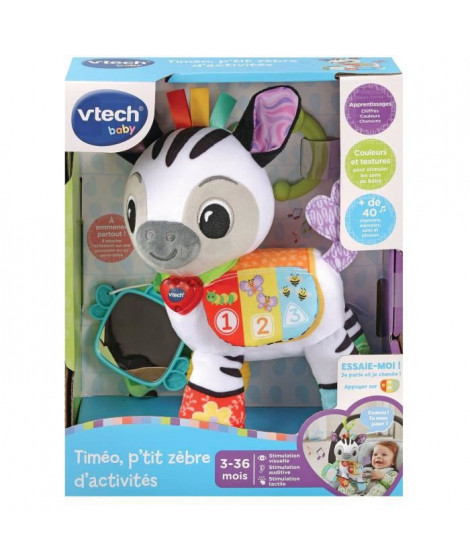 VTECH BABY - Timéo, P'tit Zebre d'Activités