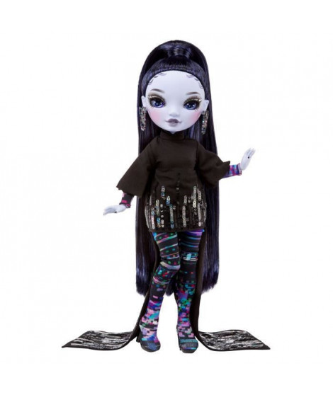 Rainbow High - Shadow High Fashion Doll - Reina Glitch Crowne (Midnight) Série 2