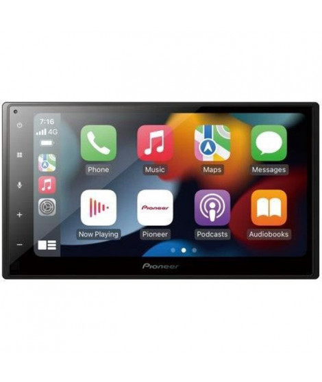 Autoradio  - PIONEER - SPH-DA360DAB - 2 DIN - écran 6,8" - capacitif type "FLAT" - USB - DAB+ - Bluetooth - CarPlay sans fil
