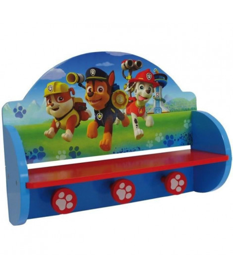 Fun house pat'patrouille etagere porte manteau pour enfant h.33 x l.45 x p.14 cm