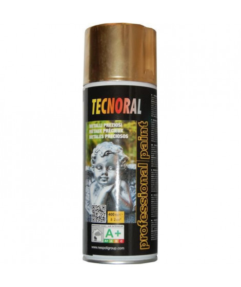 TECNORAL - Bombe de peinture aérosol - Or Brillant