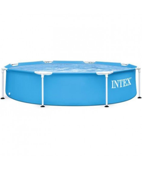 INTEX - PISCINETTE METAL FRAME RONDE TUBULAIRE (Ø)2,44 x (h)0,51m