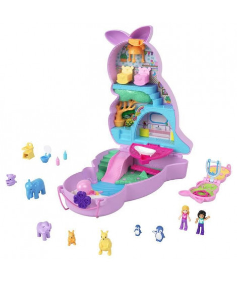 Polly Pocket - Sac Surprises Kangourou  - Mini-Univers - 4 Ans Et +