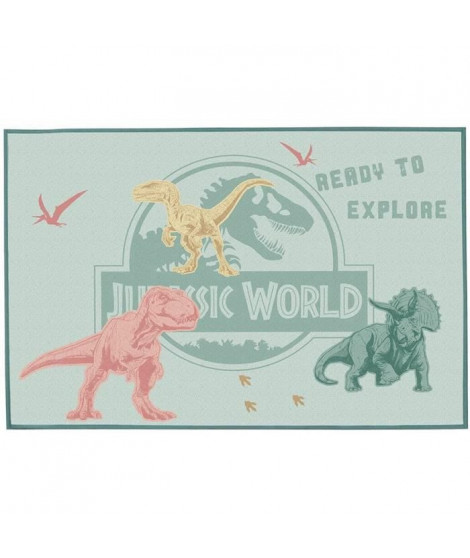 Fun house jurassic world tapis dinosaure 120x80 cm