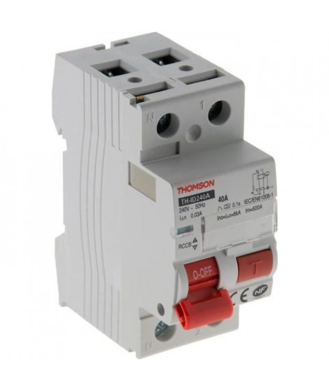 THOMSON Interrupteur différentiel a vis - 30mA type A 40A NF -