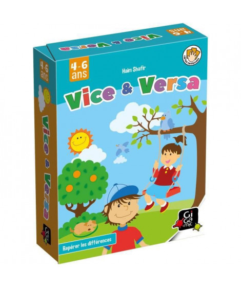 Vice & Versa Nf - Jeu d'observation - GIGAMIC - A partir de 4 ans