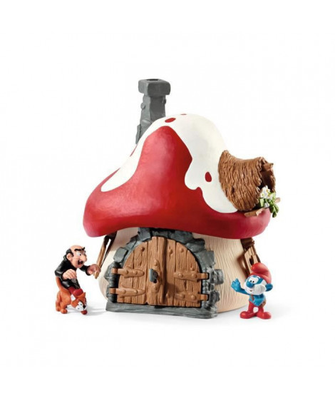 Schleich - Maison des Schtroumpfs avec 2 figurines - 20803