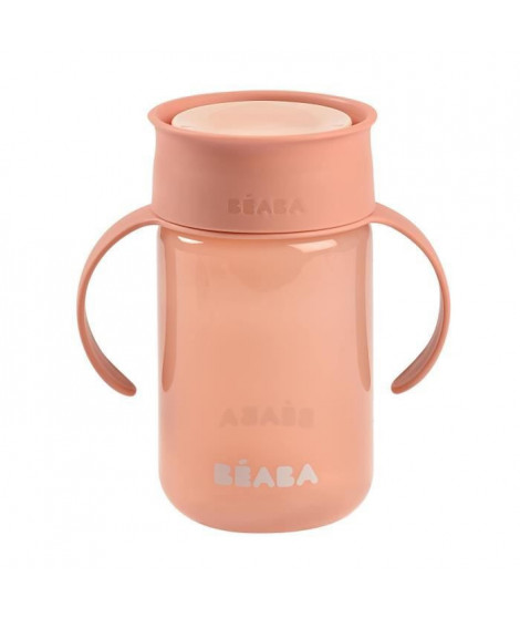 BEABA, Tasse d'apprentissage, 360°, rose