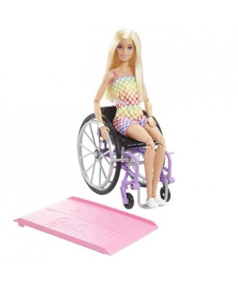 Barbie - Barbie Fauteuil Roulant Blonde - Poupée - 3 Ans Et +