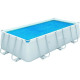 BESTWAY Bache solaire 457 x 247 cm pour piscine hors sol rectangulaire Power Steel 488 x 274 x 122 cm