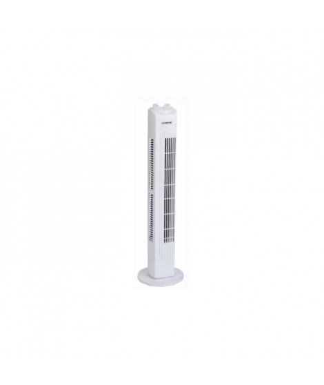 Ventilateur colonne OCEANIC - 45W - Hauteur 78 cm - 3 vitesses - Oscillant - Minuterie - Blanc