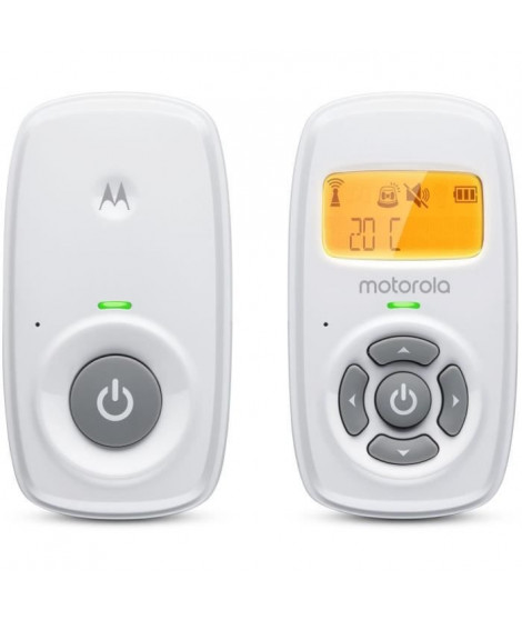 Ecoute bébé AM24 AUDIO DECT ECRAN 1,5 300m - Temperature - Talkie walkie - MOTOROLA