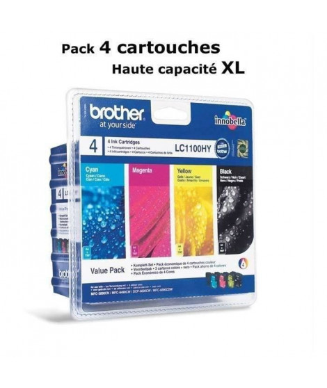 Brother LC1100HY Cartouches d'encre Multipack Coul