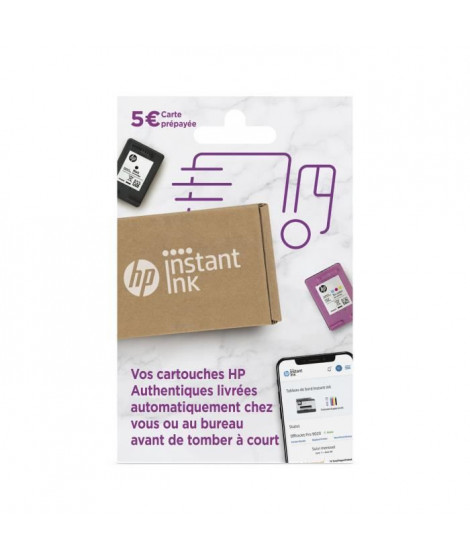 HP Carte prépayée Instant Ink - Forfait d'impression cartouches et toners sans engagement