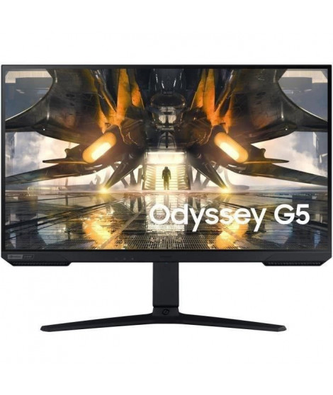 Ecran PC Gamer - SAMSUNG ODYSSEY G5 - LS27AG500NUXEN - 27 WQHD - Dalle IPS - 1ms - 165Hz - FreeSync Premium