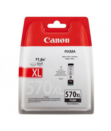 CANON Cartouche d'encre PGI-570 XL grande capacité Noir (PGI570XL)