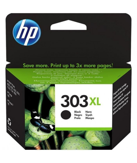 HP 303XL Cartouche d'encre noire grande capacité authentique (T6N04AE) pour HP Envy Photo 6220/6230/7130