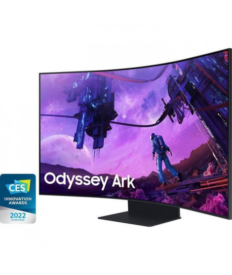 Ecran PC Gamer Incurvé - SAMSUNG ODYSSEY ARK - LS55BG970NUXEN - 55 QLED 4K - Dalle VA - 1ms - 165Hz - FreeSync Premium Pro