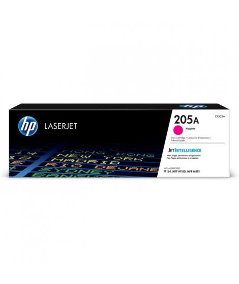 HP 205A Cartouche de toner magenta LaserJet authentique (CF533A) pour HP Color LaserJet Pro M154/M180/M181