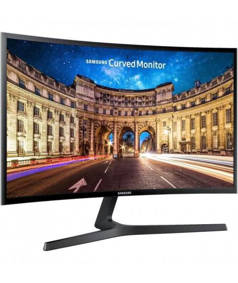 Ecran PC Incurvé - SAMSUNG C24F396FHR - 24 FHD - Dalle VA - 4 ms - 60Hz - AMD FreeSync