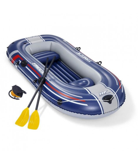 Bateau gonflable - BESTWAY - Hydro-Force Treck - 255x127x36cm - 2 rames - Gonfleur a pied